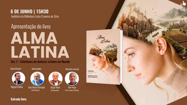 Lançamento da obra ALMA LATINA, Vol. 7 - Coletânea de Autores Latinos no Mundo 