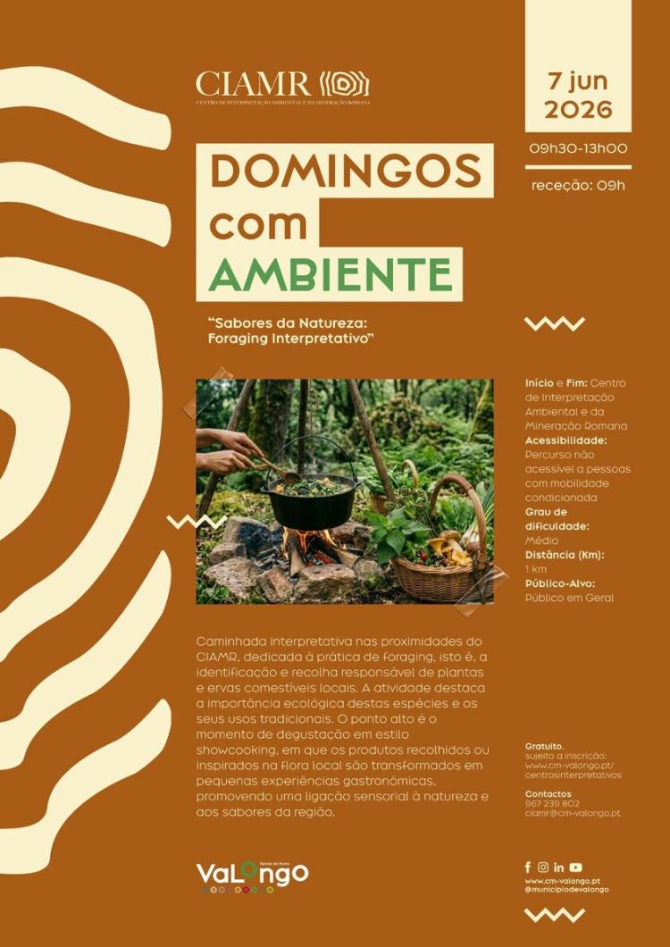 “Sabores da Natureza: Foraging Interpretativo”, nova atividade de Domingos com Ambiente