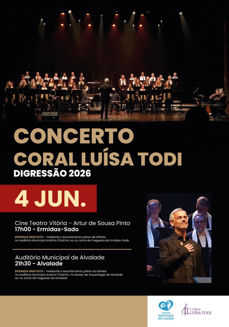 Concerto Coral Luísa Todi – digressão 2026
