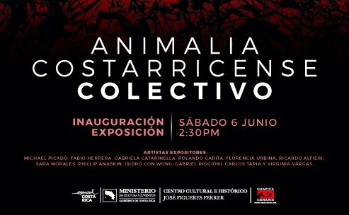Inauguración exposición Animalia costarricense