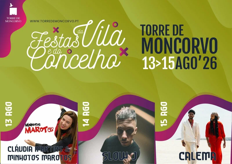 Festas da Vila e do Concelho 2026 - Torre de Moncorvo