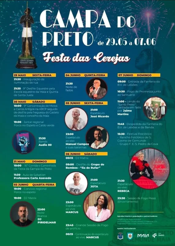 Festa das Cerejas na Campa do Preto