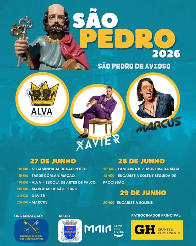 Festas de São Pedro 2026