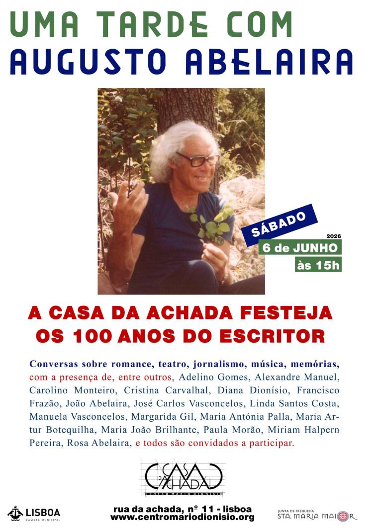 Uma tarde com Augusto Abelaira - nos cem anos do escritor