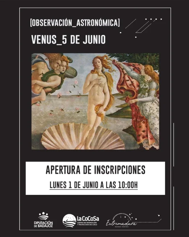 Observación Astronómica Venus