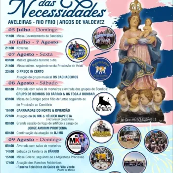 Festa em Honra de Nossa Senhora das Necessidades 2026