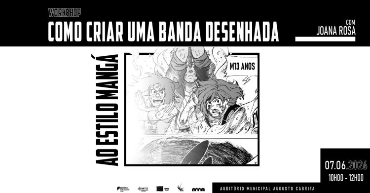 Workshop de ilustração “Como Criar uma Banda Desenhada ao estilo MANGÁ” com Joana Rosa