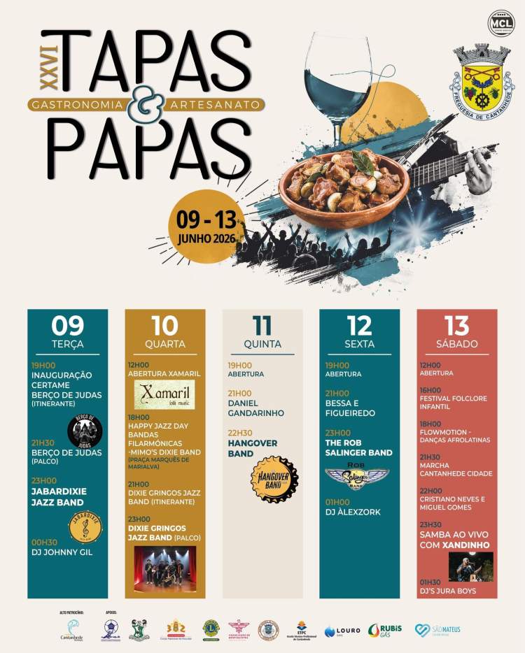 XXVI Tapas & Papas – Feira de Gastronomia e Artesanato de Cantanhede