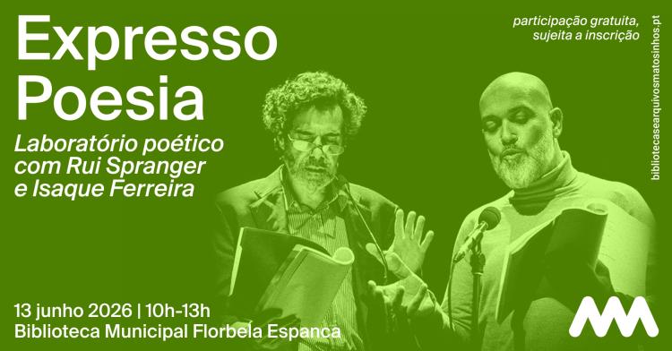 Expresso poesia - laboratório poético com Rui Spranger e Isaque Ferreira