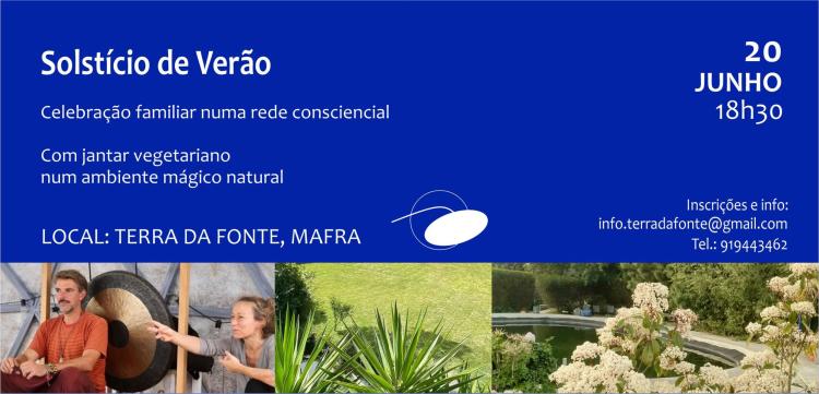Celebração SOLSTÍCIIO DE VERÃO | 20 Junho | Terra da Fonte