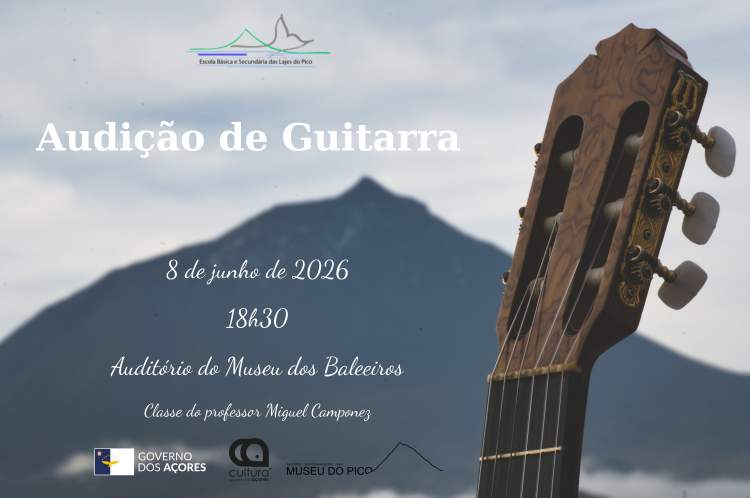 Audição de Guitarra no Auditório do Museu dos Baleeiros