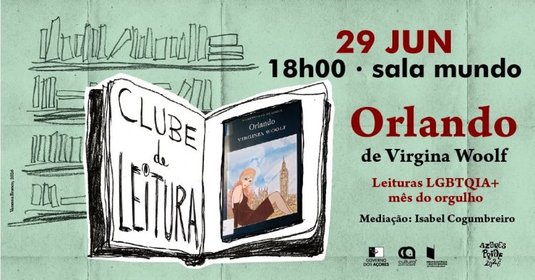 'Orlando' de Virginia Woolf em destaque no Clube de Leitura da BPARPD
