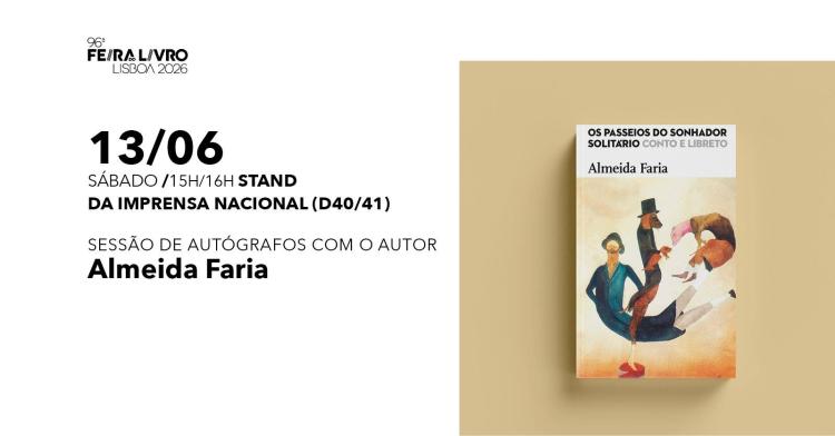 Sessão de Autógrafos com Almeida Faria, na Feira do Livro