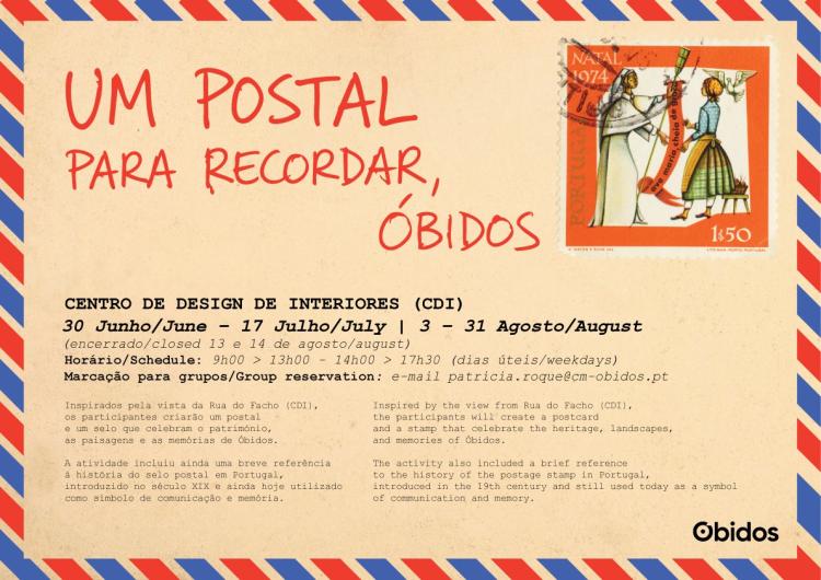 UM POSTAL PARA RECORDAR, SOBRE ÓBIDOS