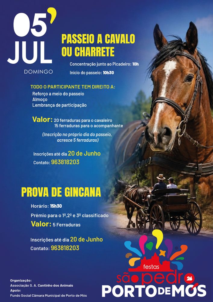 Passeio a Cavalo ou Charrete