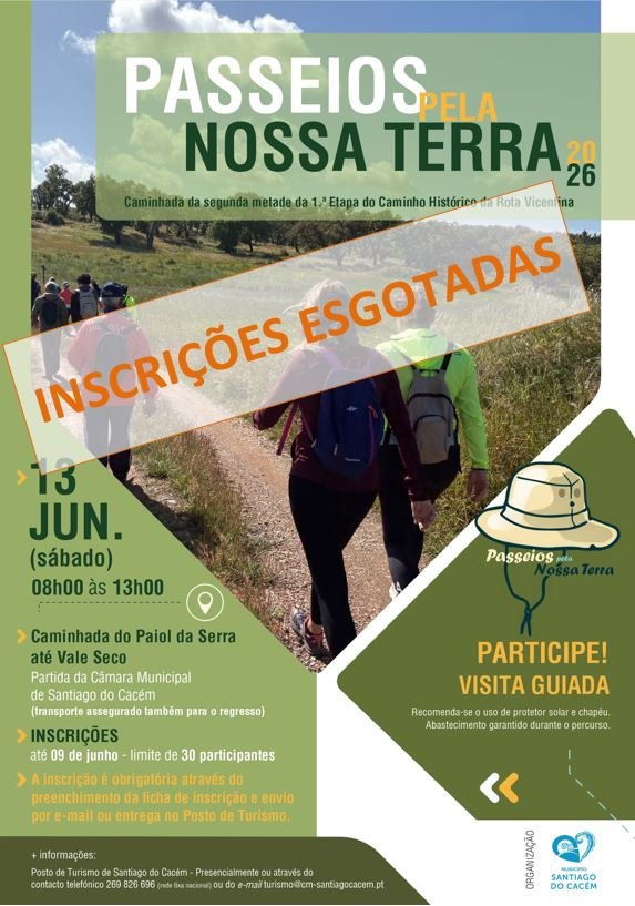 Passeios pela Nossa Terra – Caminhada da segunda metade da 1.ª Etapa do Caminho Histórico da Rota Vicentina