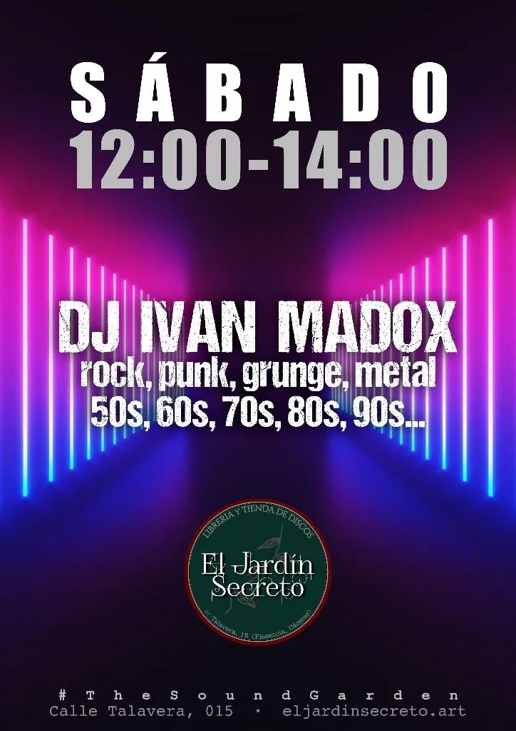 DJ en directo :: Rock 60s, 70s, 80s, 90s :: 20 junio 2026