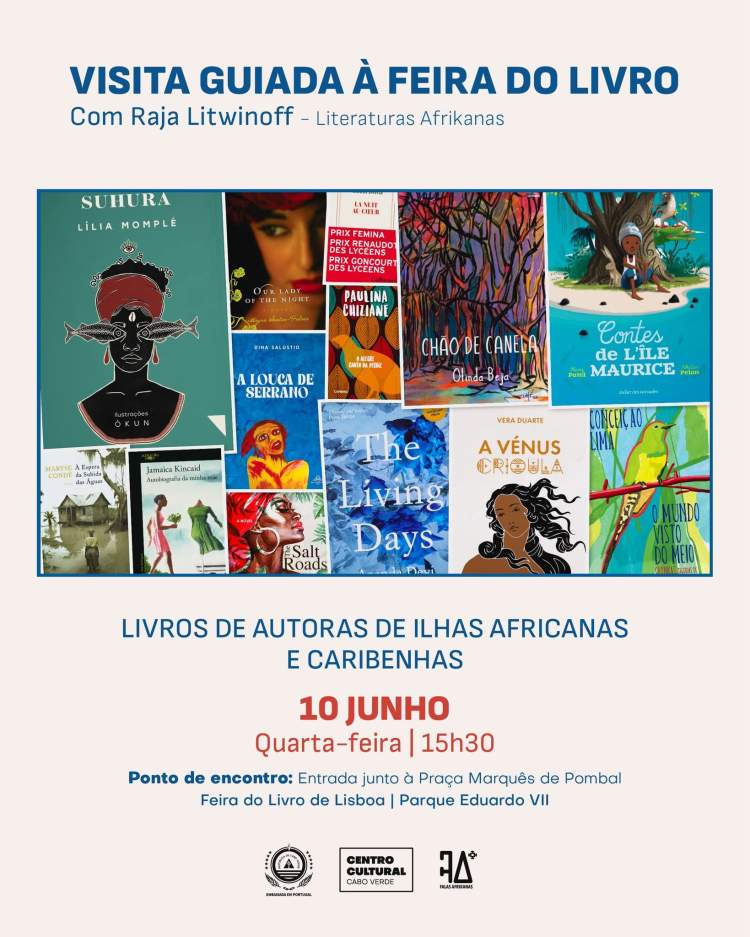 Visita Guiada à Feira do Livro de Lisboa | CCCV | Falas Afrikanas | Raja Litvinoff
