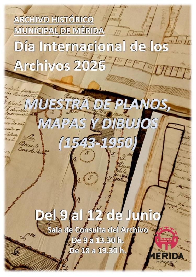 Día Internacional de los Archivos: «Muestra de planos, mapas y dibujos (1543-1950)»