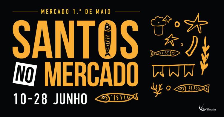 Santos no Mercado 1º de Maio 
