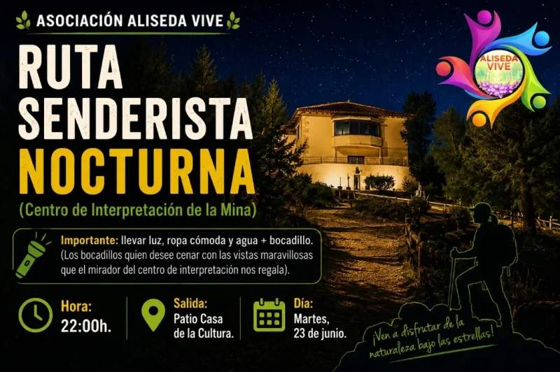 Ruta Senderista Nocturna en Aliseda