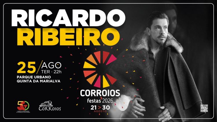 Ricardo Ribeiro nas Festas de Corroios 2026