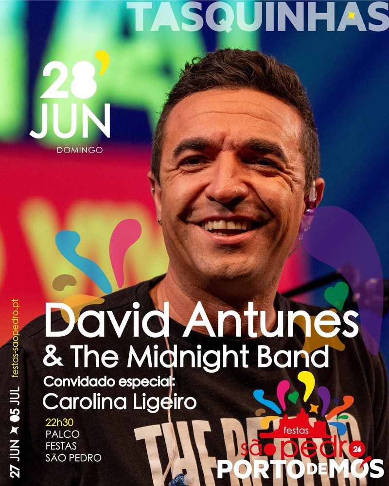 David Antunes & The Midnight Band convidado especial: Carolina Ligeiro
