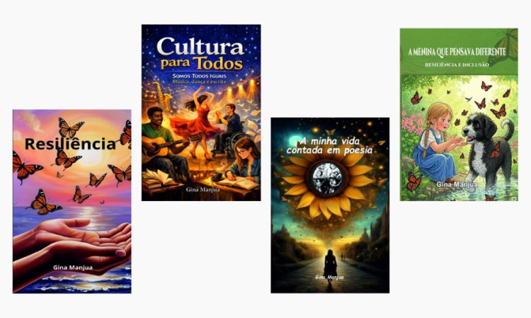 Apresentação dos livros de Gina Manjua
