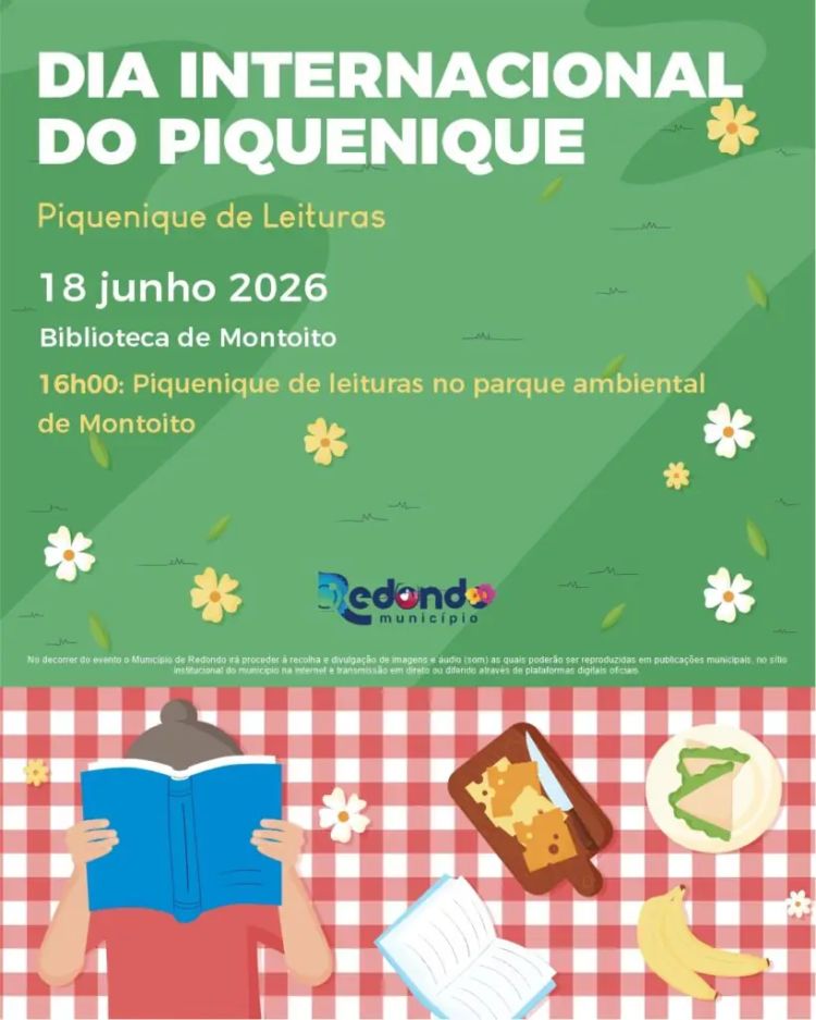 Dia Internacional do Piquenique | 18 de junho | 16h00 | Biblioteca de Montoito