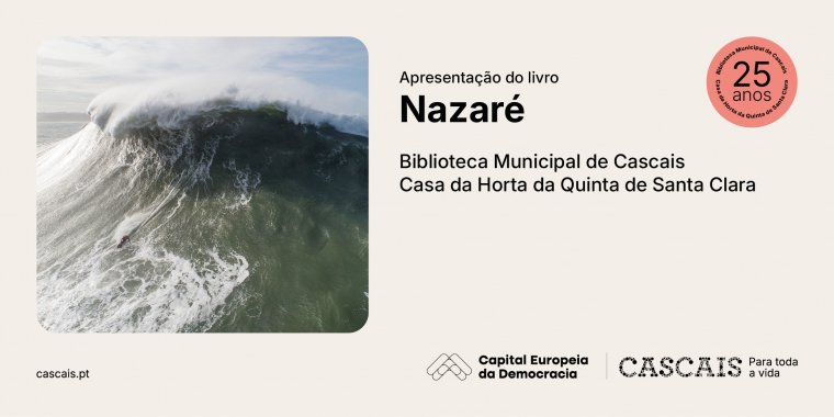 Apresentação do livro 'Nazaré', de Ricardo Bravo