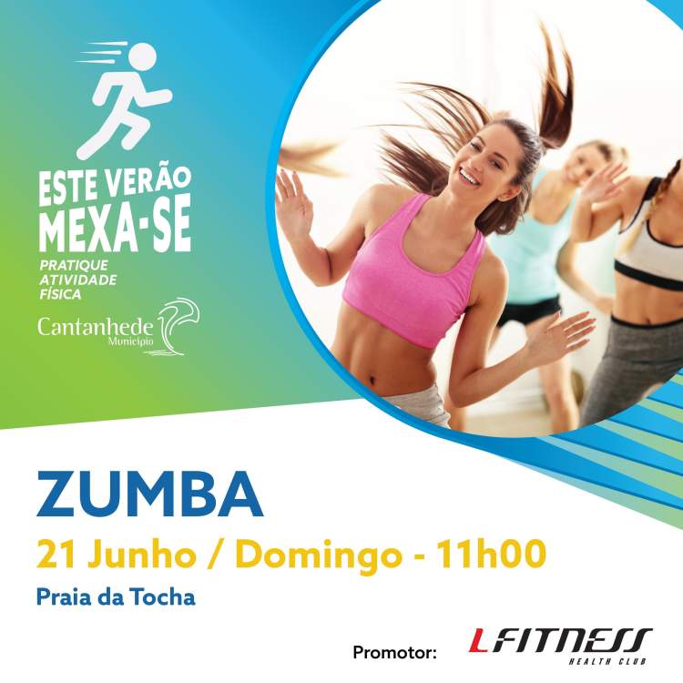 Este Verão Mexa-se! Na Praia da Tocha - ZUMBA com LFitness