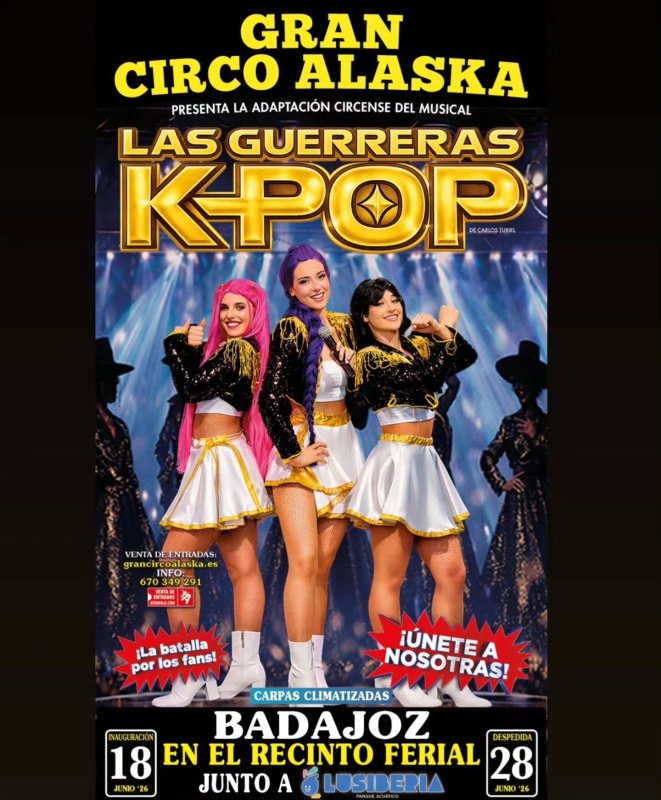 Gran Circo Alaska presenta 'Las Guerreras KPOP'