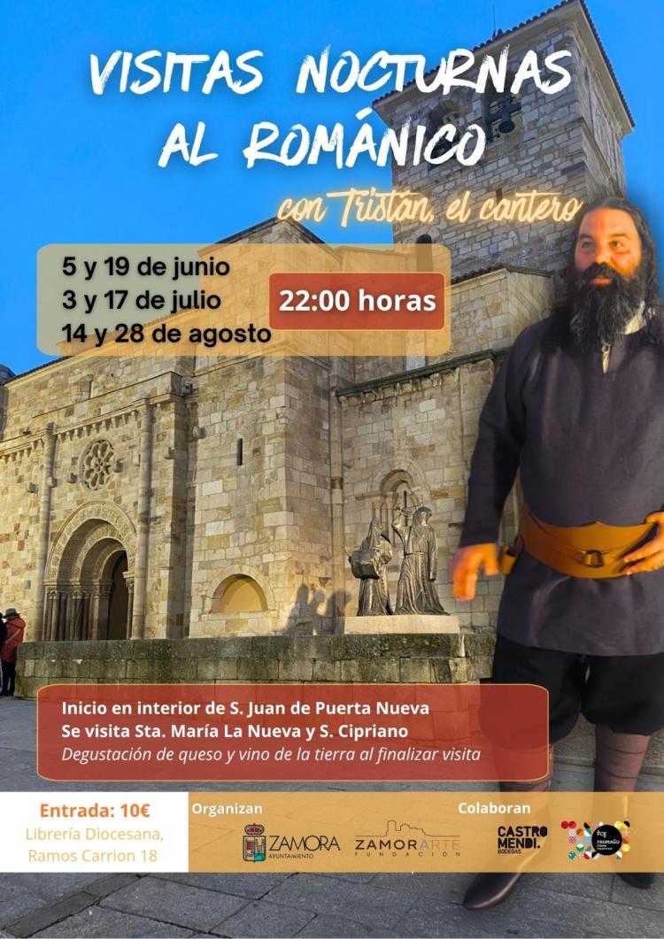 Visitas nocturnas al románico: Teatralizadas con 'Tristán el cantero'