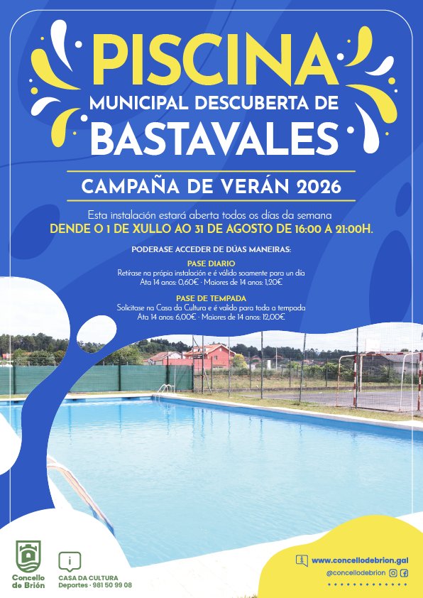 PISCINA MUNICIPAL DESCUBERTA DE BASTAVALES