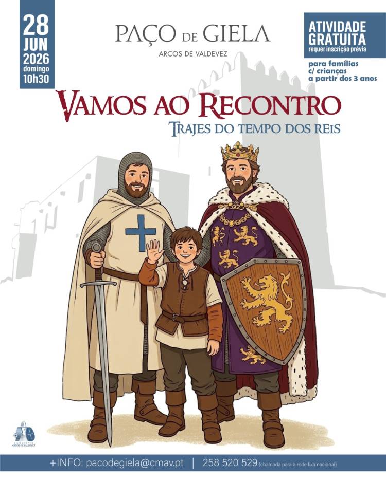 Vamos ao recontro! Trajes do tempo dos reis