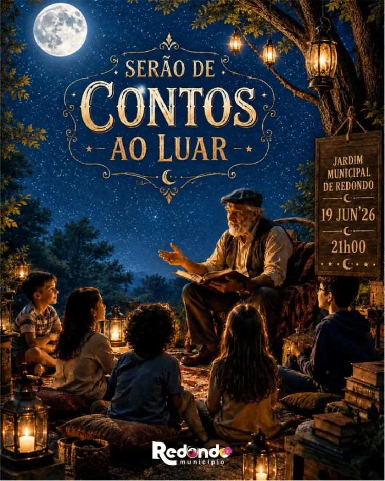 Serão de Contos ao Luar | 19 de junho | 21h00 | Jardim Municipal de Redondo