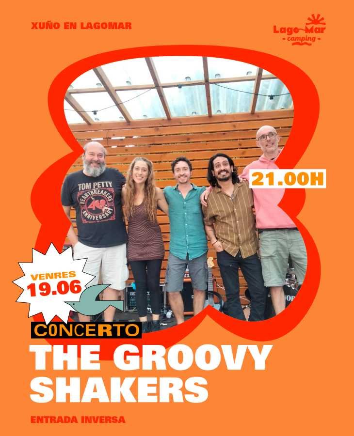Concerto de The Groovy Shakers no Camping Lago-Mar
