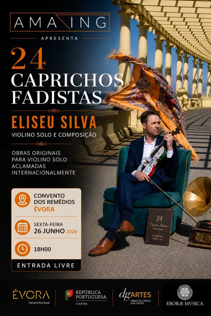 24 Caprichos Fadistas para Violino Solo, por Eliseu Silva