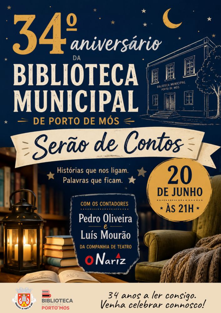34º Aniversário da Biblioteca Municipal - Serão de Contos