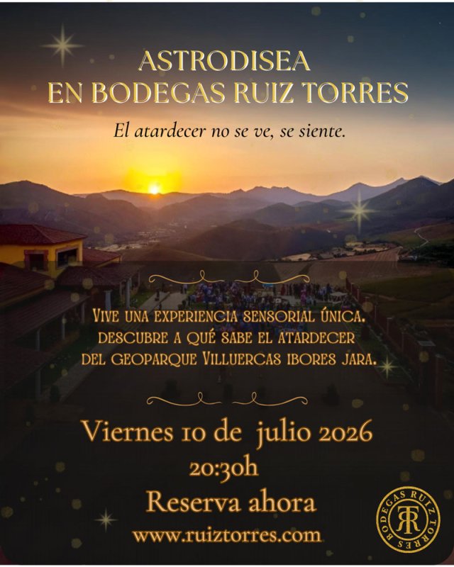 Bodegas Ruiz Torres: 'El atardecer no se ve, se siente' | ASTRODISEA 2026