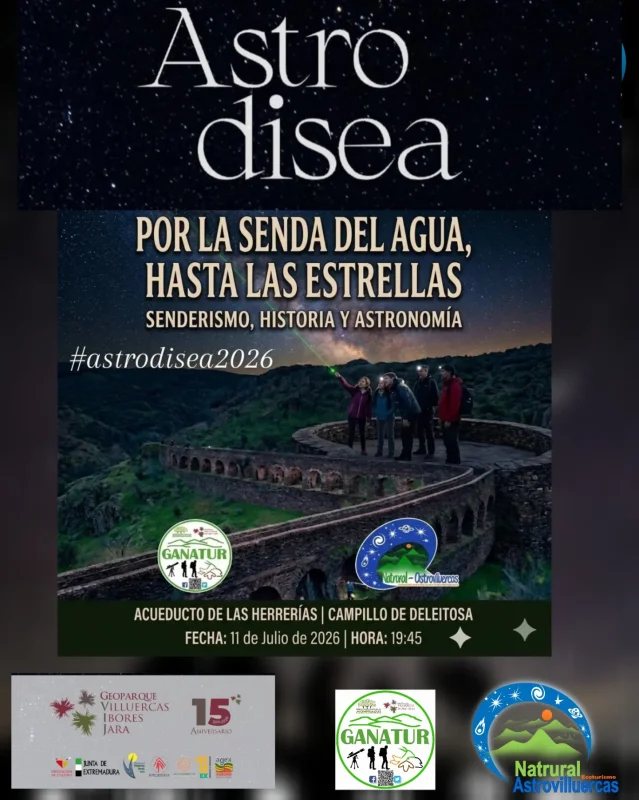 Por la Senda del Agua, Hasta las Estrellas | ASTRODISEA 2026