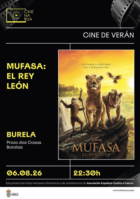 Cine na rúa: MUFASA: EL REY LEÓN