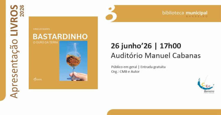 Lançamento do livro “Bastardinho: o ouro da terra” de Virgílio Soares