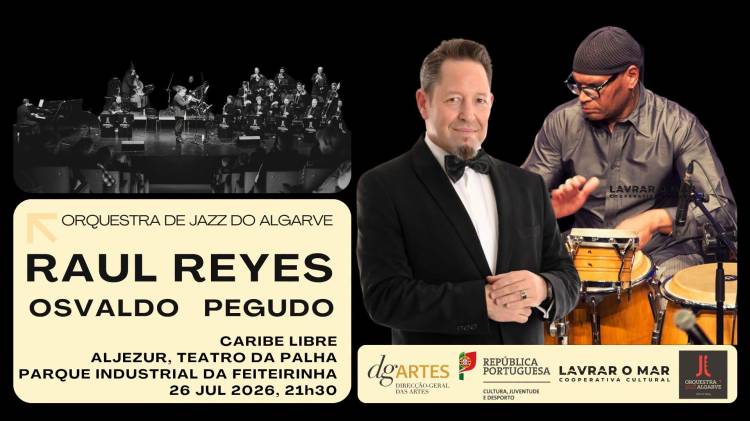 Raul Reyes | Osvaldo Pegudo | Orquestra de Jazz do Algarve | Aljezur - Teatro da Palha