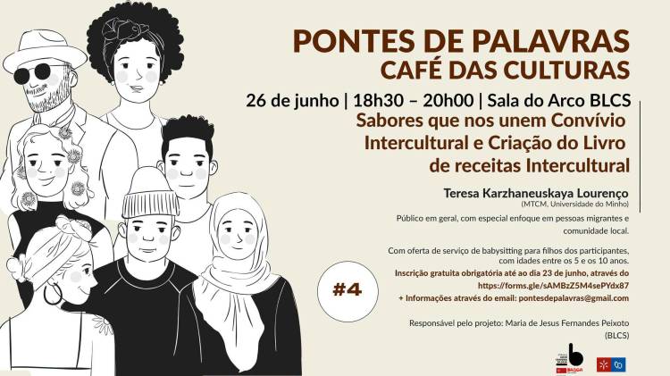Pontes de Palavras – projeto intercultural Café das Culturas  #4 Sabores que nos unem