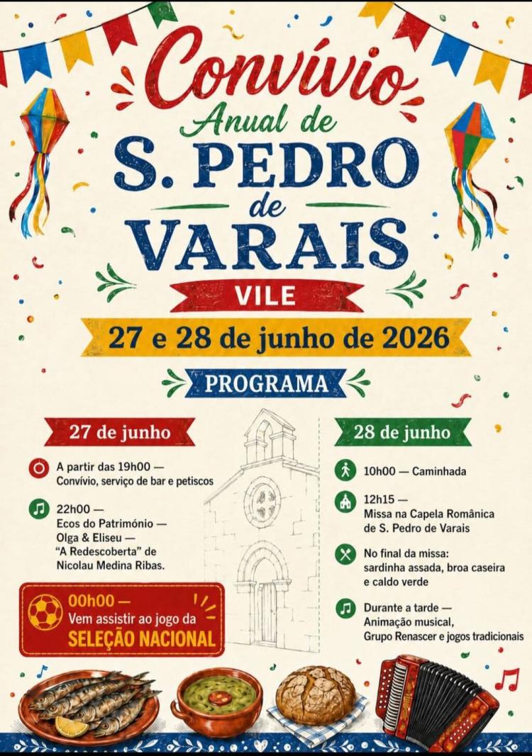 Convívio Anual S. Pedro de Varais – Vile