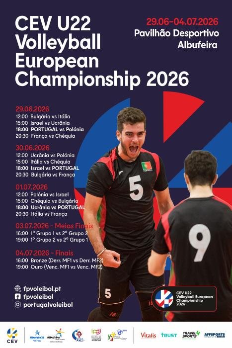 Voleibol | Fase Final do Campeonato da Europa de Sub-22 Masculinos