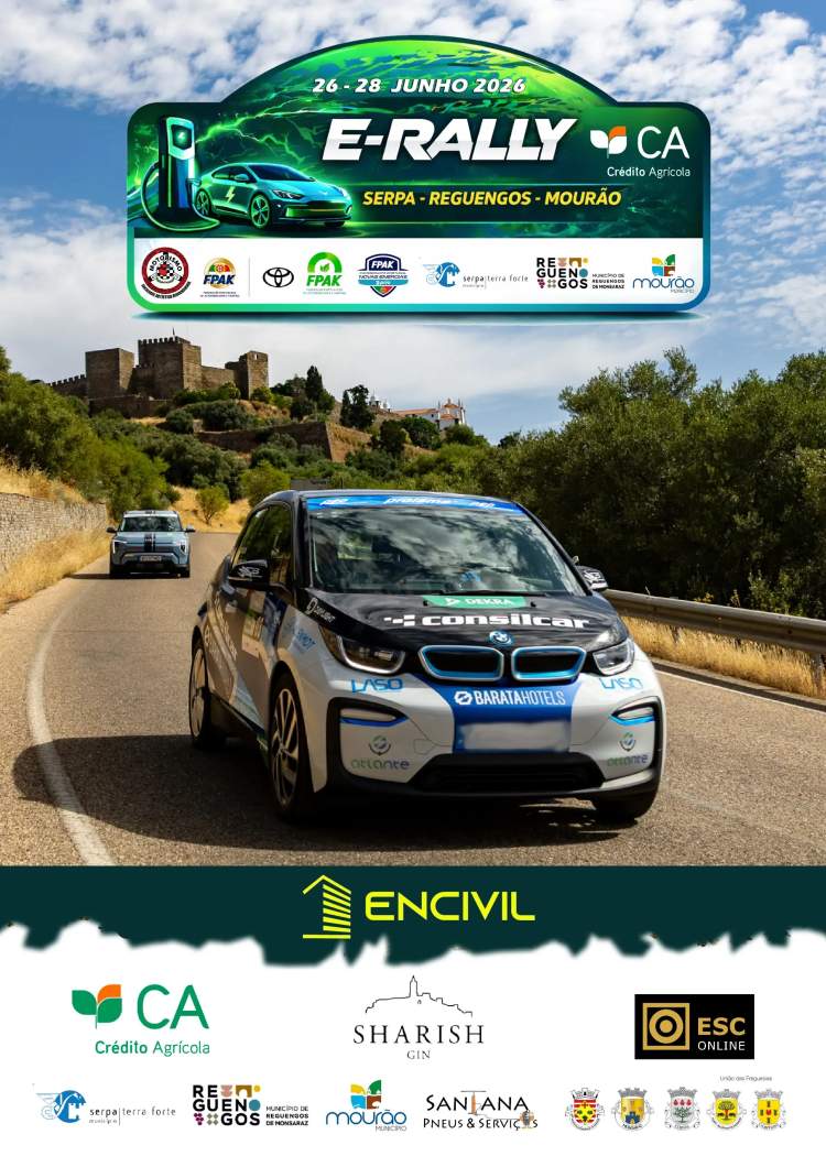 E-Rally Crédito Agrícola volta a ter passagem pelo concelho de Mourão