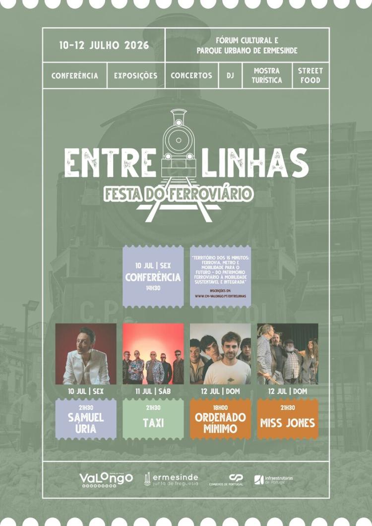 ENTRELINHAS - Festa do Ferroviário entre 10 e 12 de julho