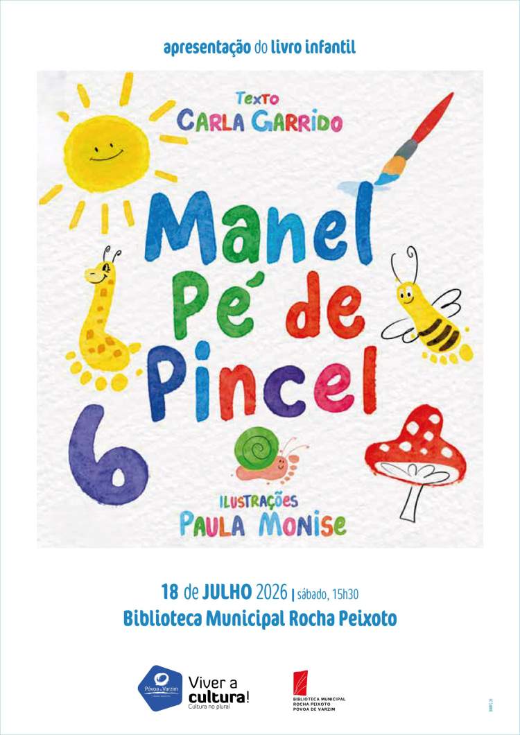 Apresentação do livro infantil “Manel Pé de Pincel”